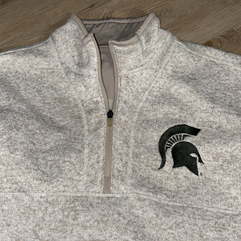 Michigan State Spartans Quarter-Zip sweatshirt new without tags!